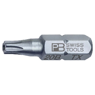 PB SWISS TORX T20 SEC 1/4 HEX BIT 25MM