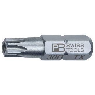 PB SWISS TORX T30 SEC 1/4 HEX BIT 25MM
