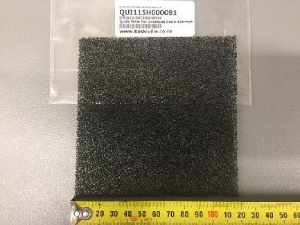 Filter For Overhead Static Eliminator
